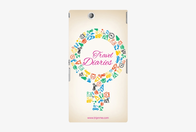 Mobile Case For Sony Xperia Z Ultra Travel Diaries - Illustration, transparent png download