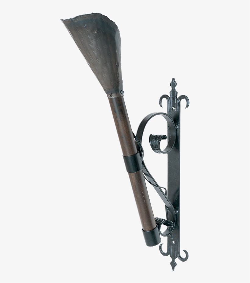 Ancient Armoury Wall Mounted Medieval Torch Holder - De Antorchas De Pared, transparent png download