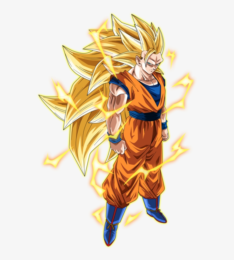 Goku Ssj3 Rayos By Saodvd-db2moku - Goku Ssj3, transparent png download
