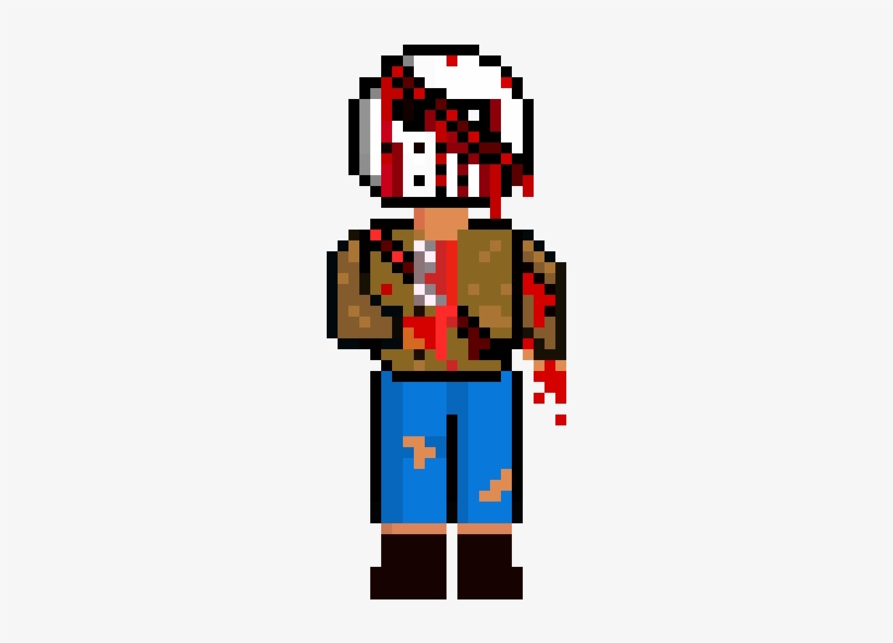 Killer With Hockey Mask Sprite - Goaltender Mask, transparent png download