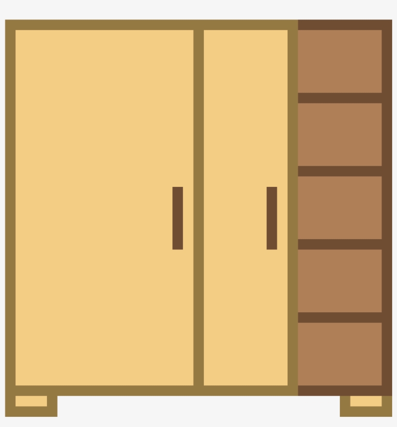 Closet Door Png Download - Wardrobe, transparent png download