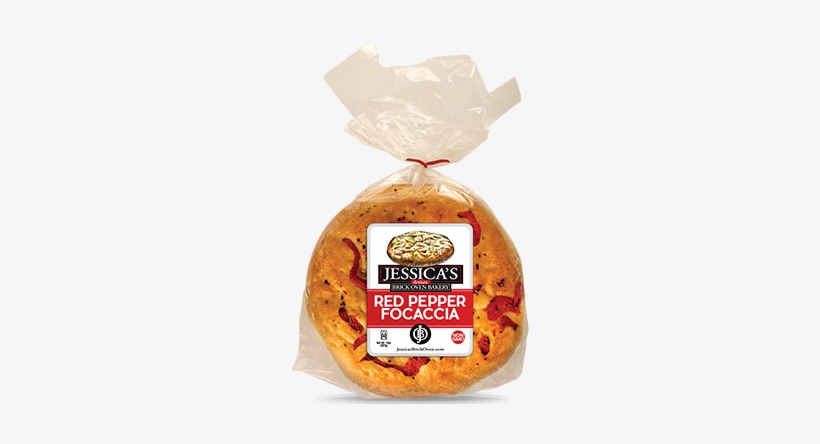 350 Roasted Red Pepper Foccacia - Whole Wheat Bread, transparent png download