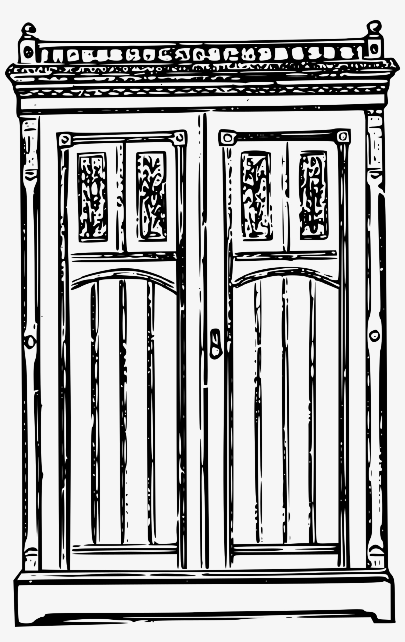 Free Stock Old Big Image Png - Antique Wardrobe Clipart, transparent png download