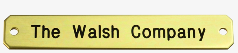 Large Engraved Nameplate - Signage, transparent png download