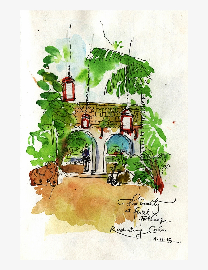 Neha's Misdirection Led Us To This Gem Of A Place - Painting, transparent png download