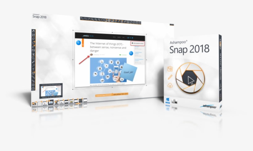 Communicate Your Thoughts And Ideas Easily - Ashampoo Snap 2018, transparent png download