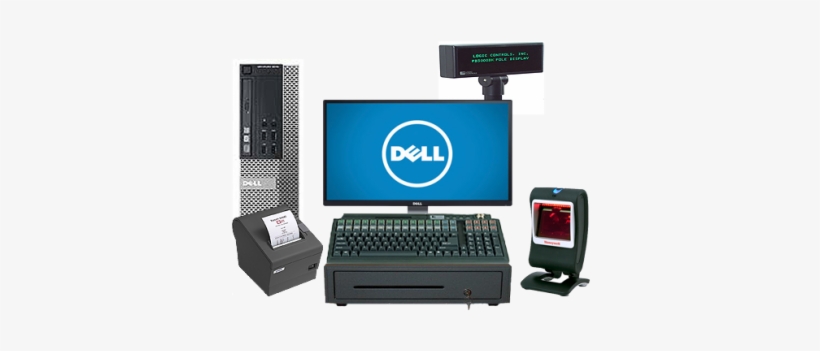 Dell Pos Cash Register Set - Honeywell 7580g-2 Genesis Series 7580 Area-imaging, transparent png download