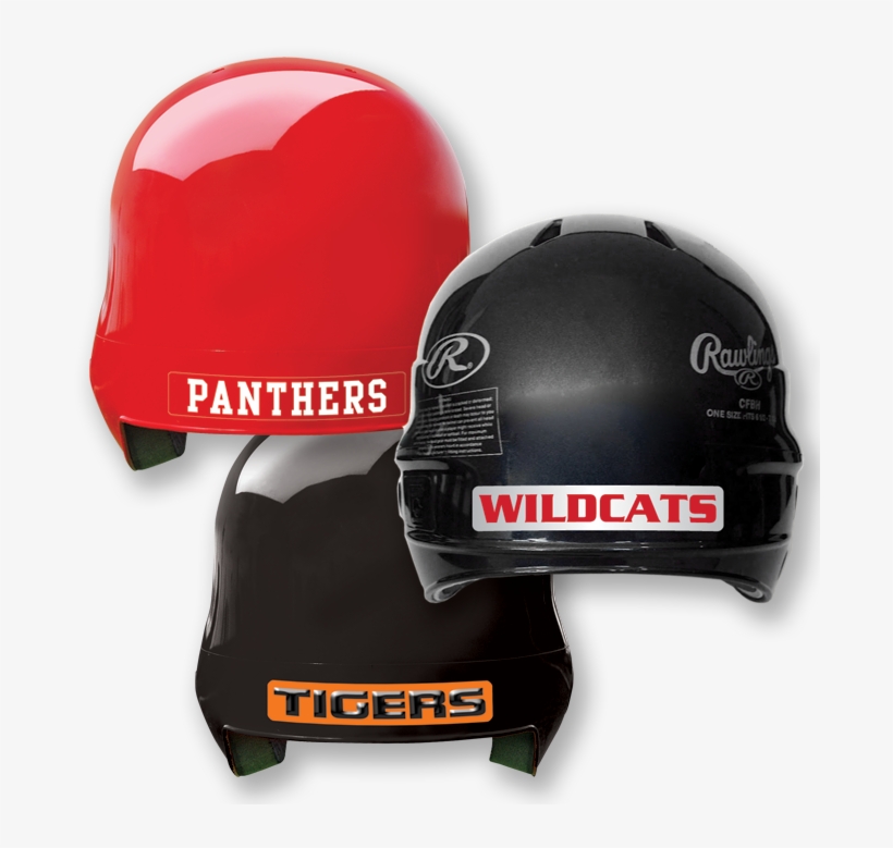 View - Names On Baseball Helmets, transparent png download