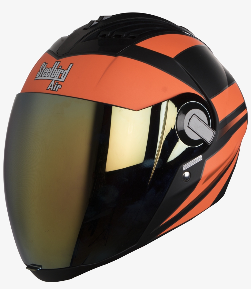 Best Helmets In India - Steelbird Air Sba 2 Streak, transparent png download