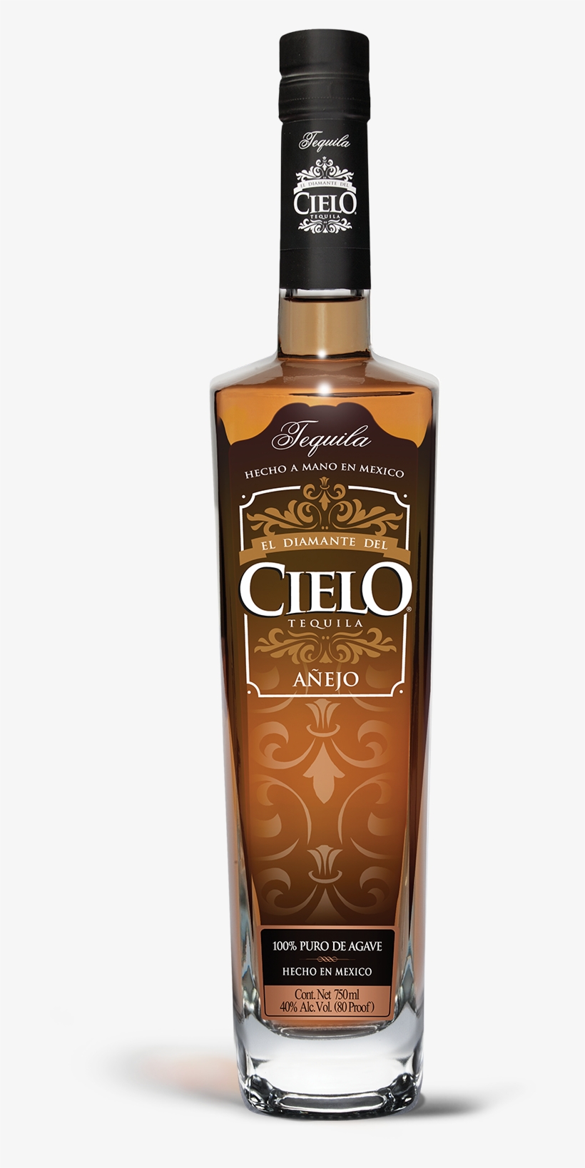 Cielo Tequila - Añejo - Cielo Tequila, transparent png download