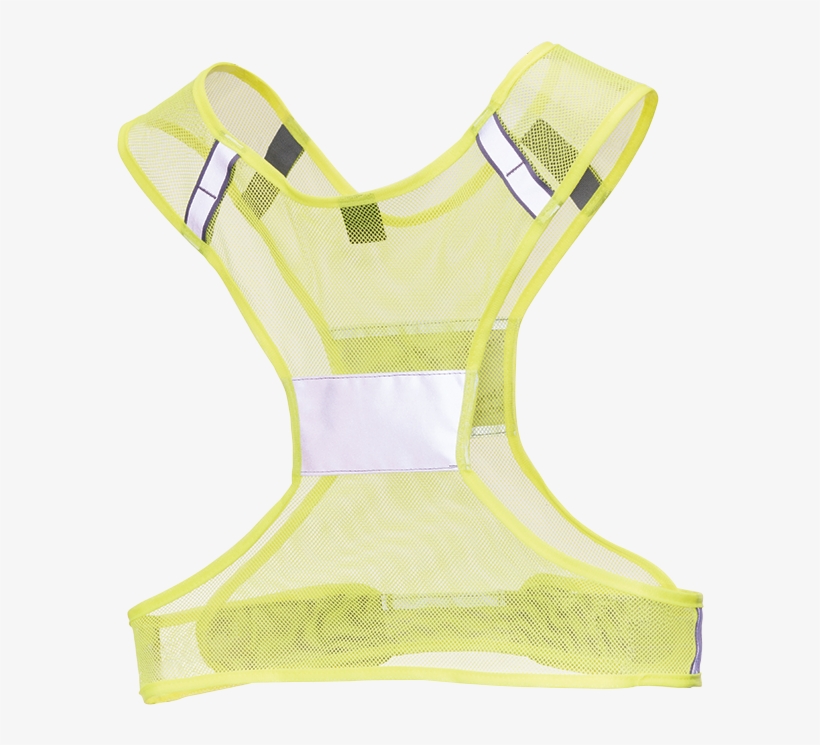 Streak Vest -yellow - Nathan Sports Streak Reflective Vest Hi-viz Yellow, transparent png download