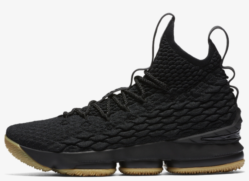 Nike Lebron 15 Basketball Shoe Size - Lebron 15 Black Gum, transparent png download