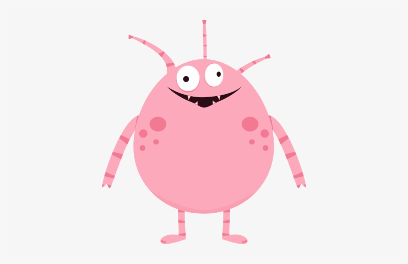 Cute Monster Png - Pink Monster Clipart, transparent png download