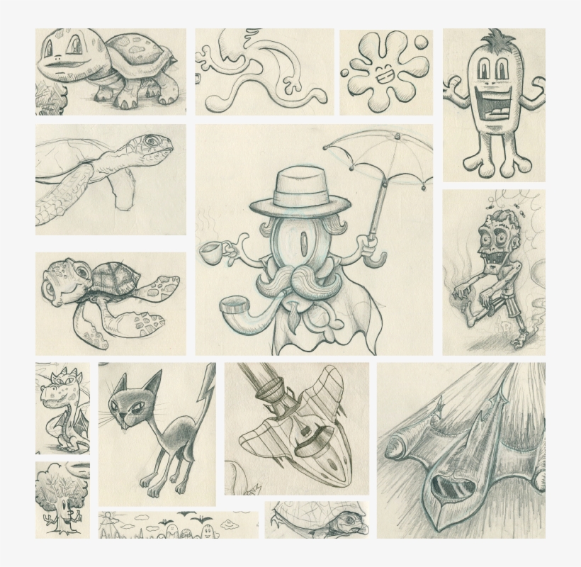 Recopilación De Bocetos A Lápiz De Mi Moleskine - Drawing Compilation, transparent png download