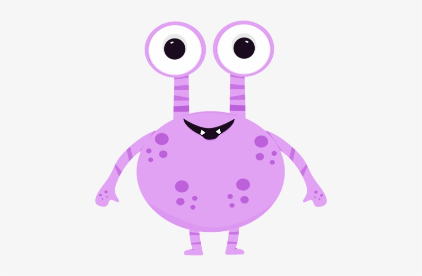 Svg Freeuse Dojo Clipart Purple Monster - Monster Clip Art Png, transparent png download