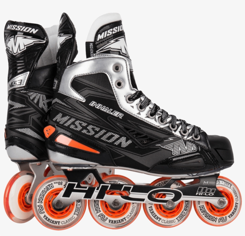 Inline Skate Png Pic - Mission Inhaler Nls:03 Inline Hockey Skates - Senior, transparent png download
