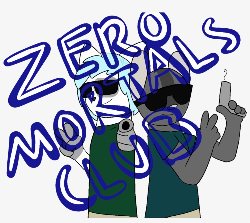 @purplesce Zero Mortals Club - Cartoon, transparent png download