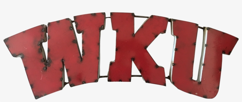 Western Kentucky University "wku" Recycled Metal - Western Kentucky Hilltoppers Metal Wall Décor, transparent png download