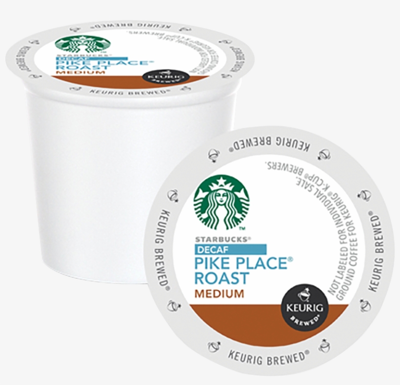 Starbucks® Coffee K-cups Decaf Pike Place® Medium Roast - Starbucks New Logo 2011, transparent png download