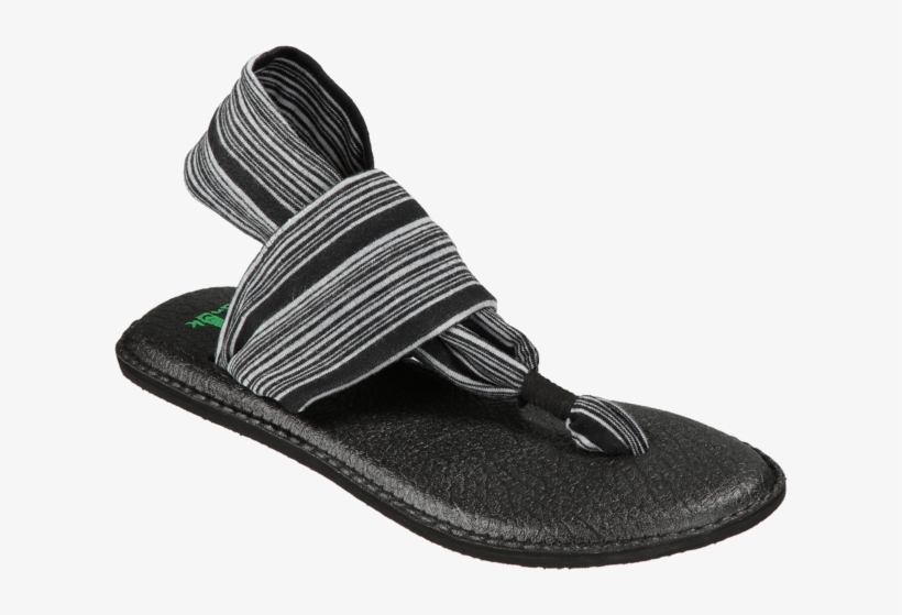 Black-white - Sanuk Yoga Sling Black And White, transparent png download