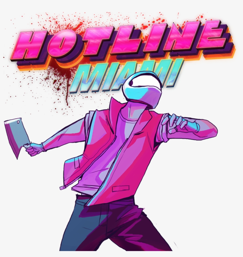 “i Wanted To Draw Something As A Warmup Before Drawing - Biker Hotline Miami Png, transparent png download