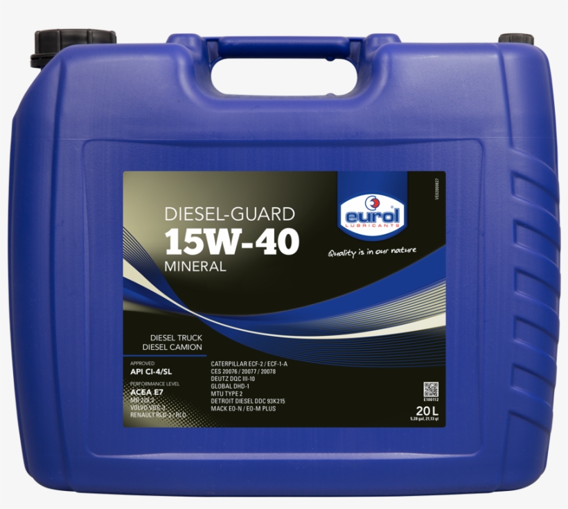 Eurol Diesel Guard 15w - Eurol Hykrol Exl Iso-vg 46 20l E108840-20, transparent png download
