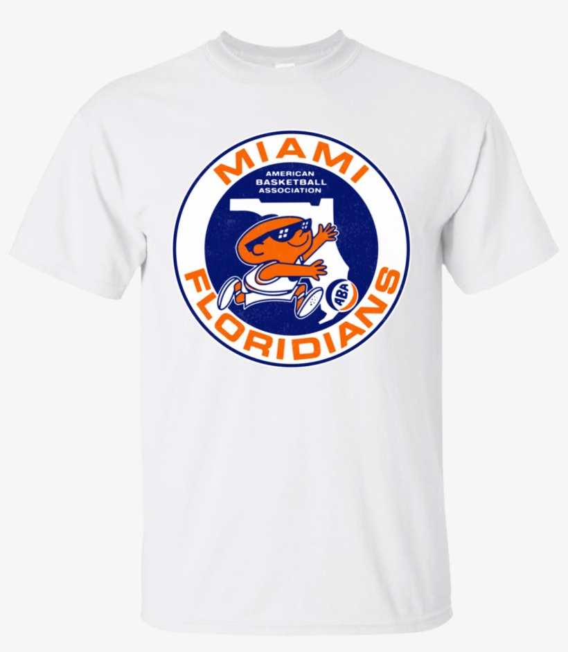 Miami Floridians Retro Aba Basketball Throwback Logo - Miami Floridians, transparent png download