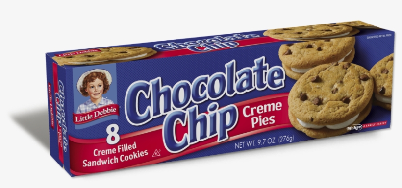 Little Debbie Chocolate Chip Creme Pies, transparent png download