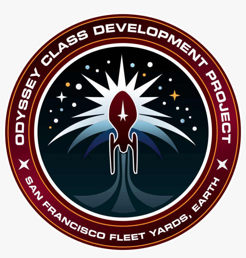 Odyssey Patch - Star Trek Mission Patch, transparent png download