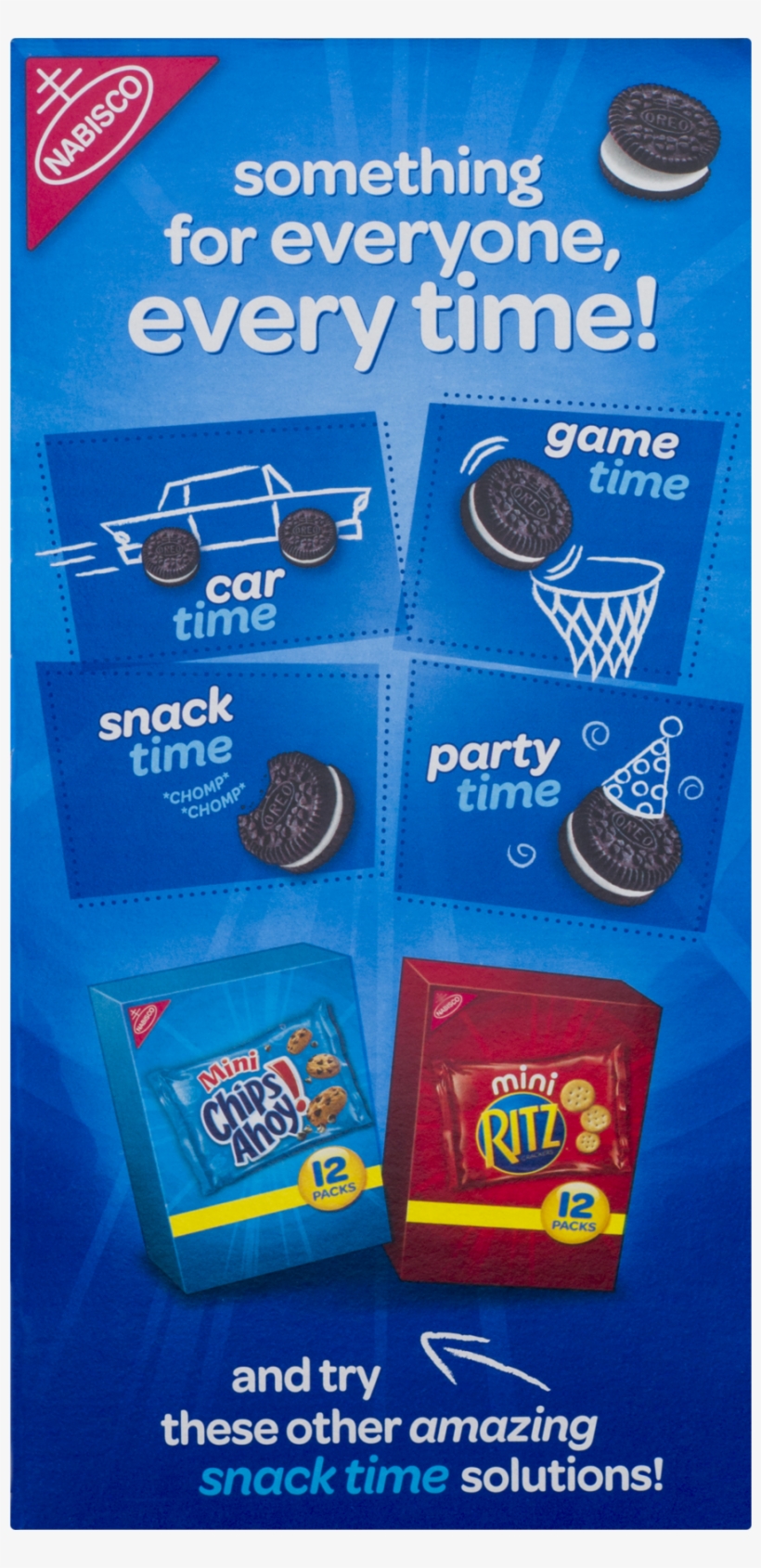Nabisco Mini Oreo Chocolate Sandwich Cookies Munch - Nabisco Teddy Grahams Snacks, Honey - 12 Count, 12, transparent png download