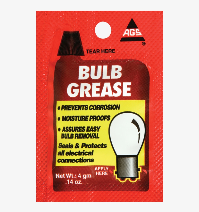 Bulb Dielectric Grease Pouch 4 G 100 Ags Company Ags - Ags Bg-1a Bulb Grease, transparent png download