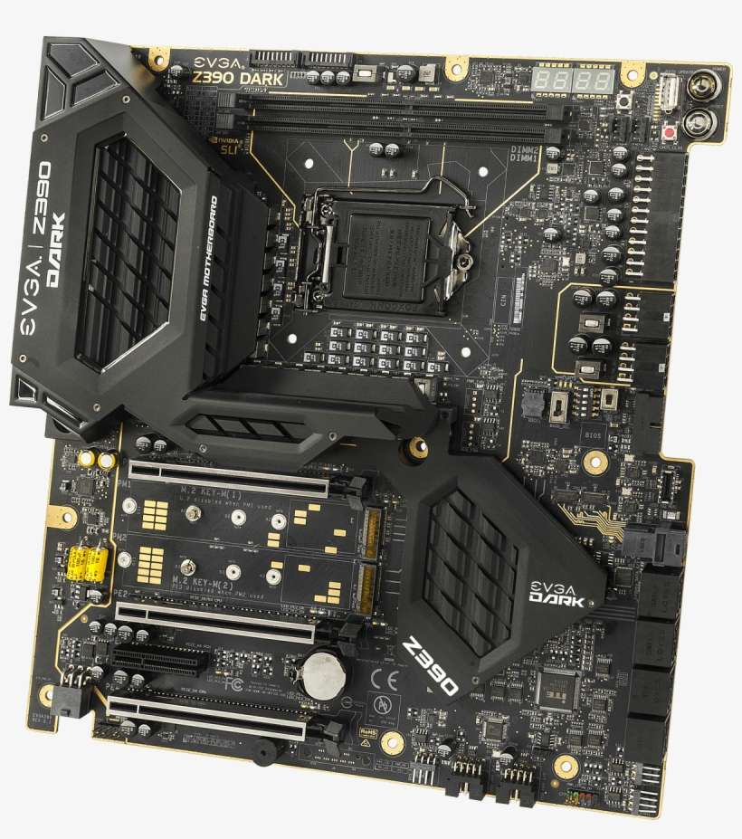 There Are Two Ddr4 Dimm Slots On The Motherboard Which - Evga Z390 Ftw, transparent png download