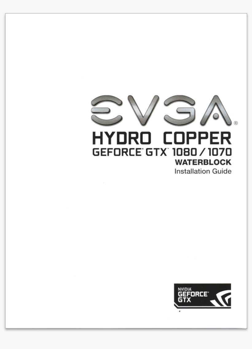 Evga Hydro Copper Waterblock For Gtx 1080 400 Hc 5189 - Evga Corporation, transparent png download