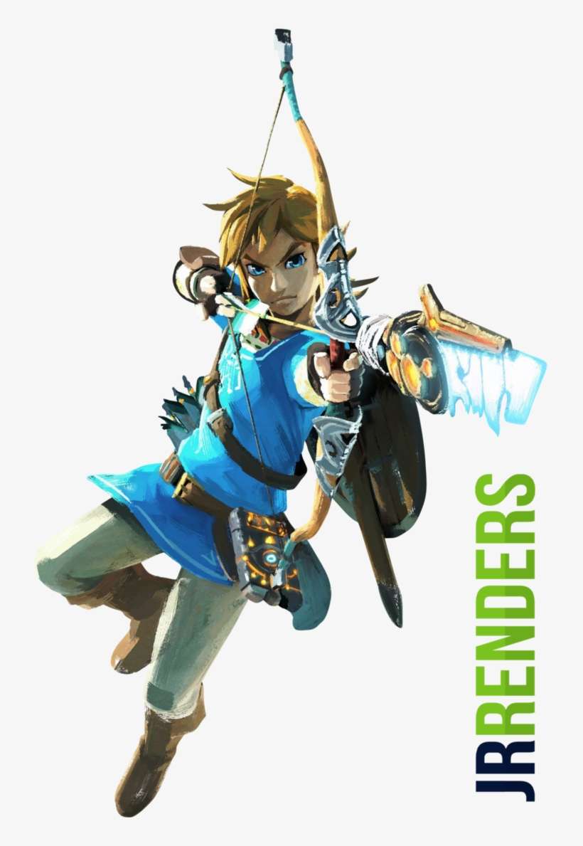 Legend Of Zelda Breath Of The Wild Link Png Free Stock - Sandisk 64gb Microsdxc Nintendo Switch Sdsqxat-064g-gn6za, transparent png download