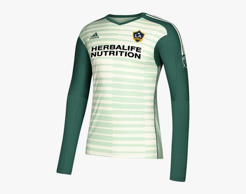 La Galaxy Goalkeeper Long Sleeve Jersey - Shirt Goalkeeper Green, transparent png download