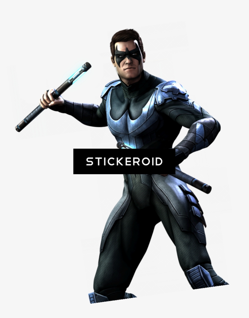 Nightwing - Batman Arkham City Nightwing Cosplay Costumes Outfit, transparent png download