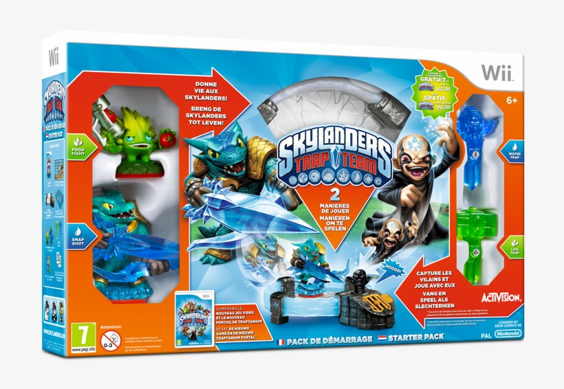 Wii Skylanders Trap Team Starterpack - Skylanders Trap Team Starter Pack, transparent png download