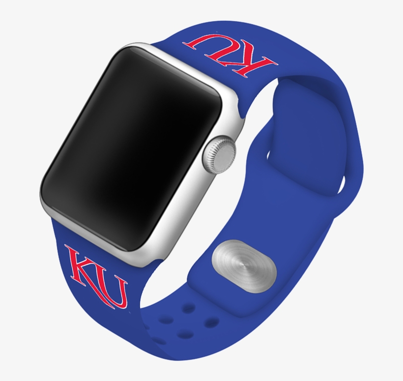 University Of Kansas Jayhawks Silicone Sport Band For - University Of Georgia, transparent png download