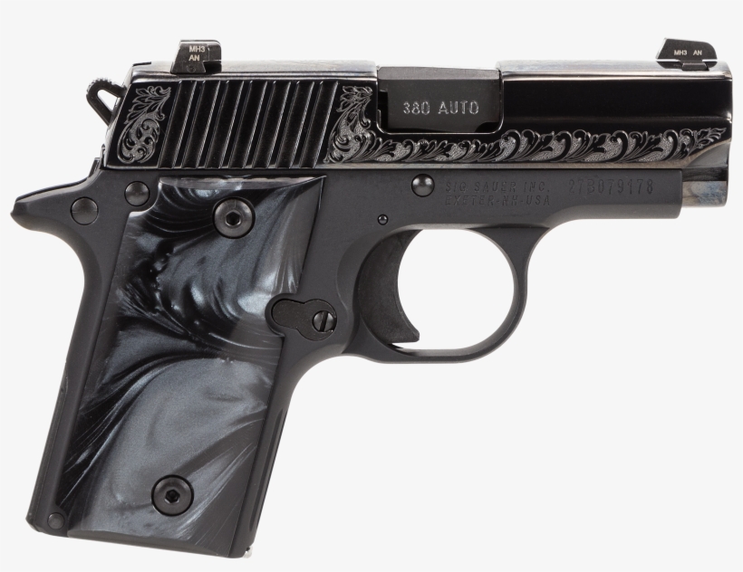 Sig 238380esb 238 380 Ns Blkprl - Sig Sauer P938 No Background, transparent png download
