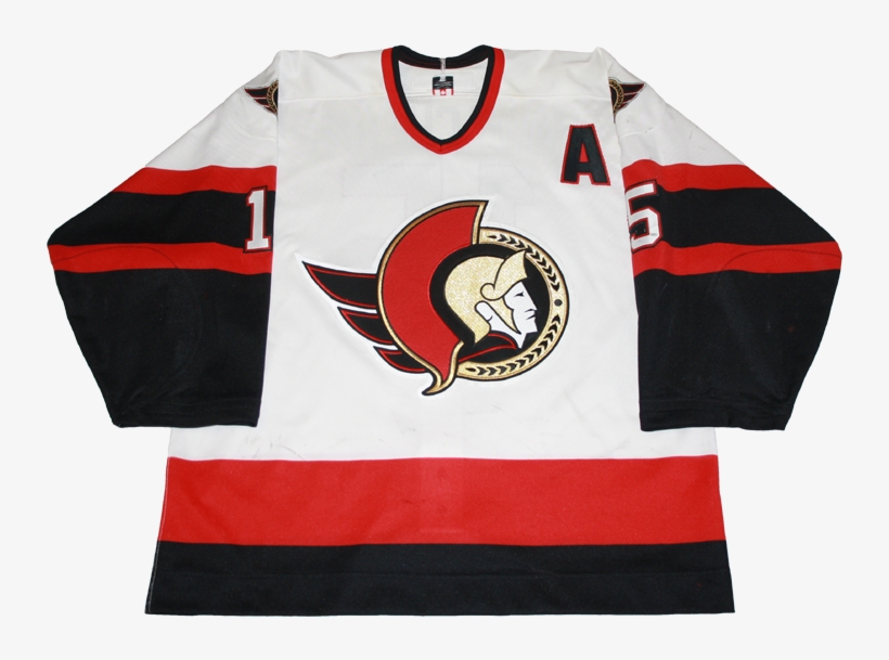 Ottawa Senators In The 2002 Playoffs In Series Against - Jersey Ottawa Senators White, transparent png download