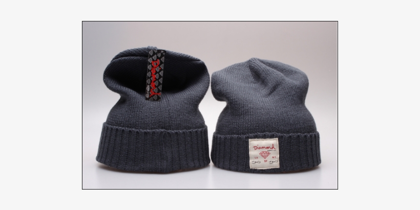Diamond Supply Co Box Logo Beanie Hat - Beanie, transparent png download
