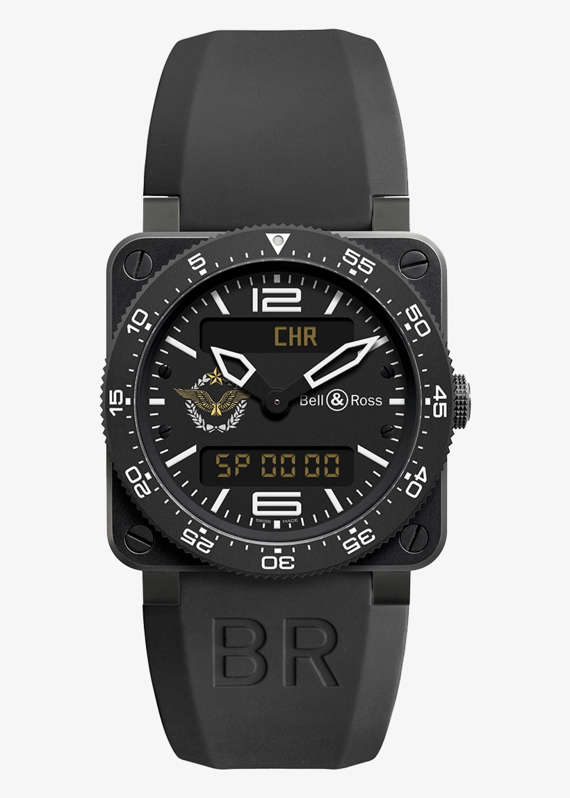 Br 03 Type Aviation Armée De L'air - Bell And Ross Type Aviation, transparent png download