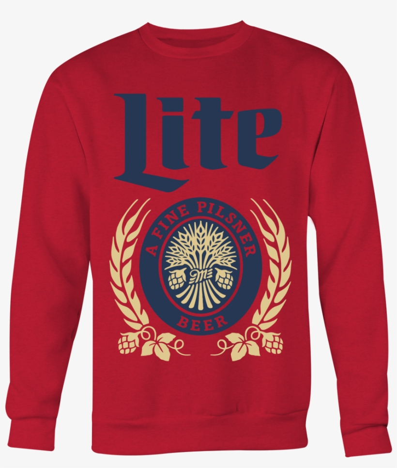 Miller Lite Sweatshirt Hoodie Long Sleeve Tshirt Miller Houston