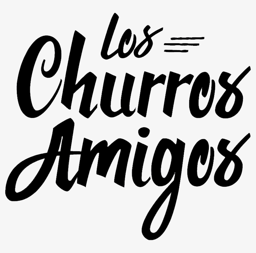 Los Churros Amigos Logo Black - Los Churros Amigos, transparent png download