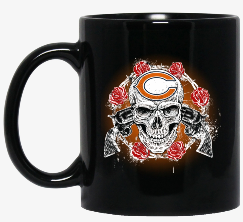 Skull Mug Gun N Rose Coffee Mug Tea Mug - Fortnite Just Eliminate, transparent png download