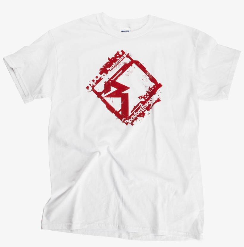 White T-shirt W/ Red And Black Rf Graphic - Ernie Ball T Shirt, transparent png download