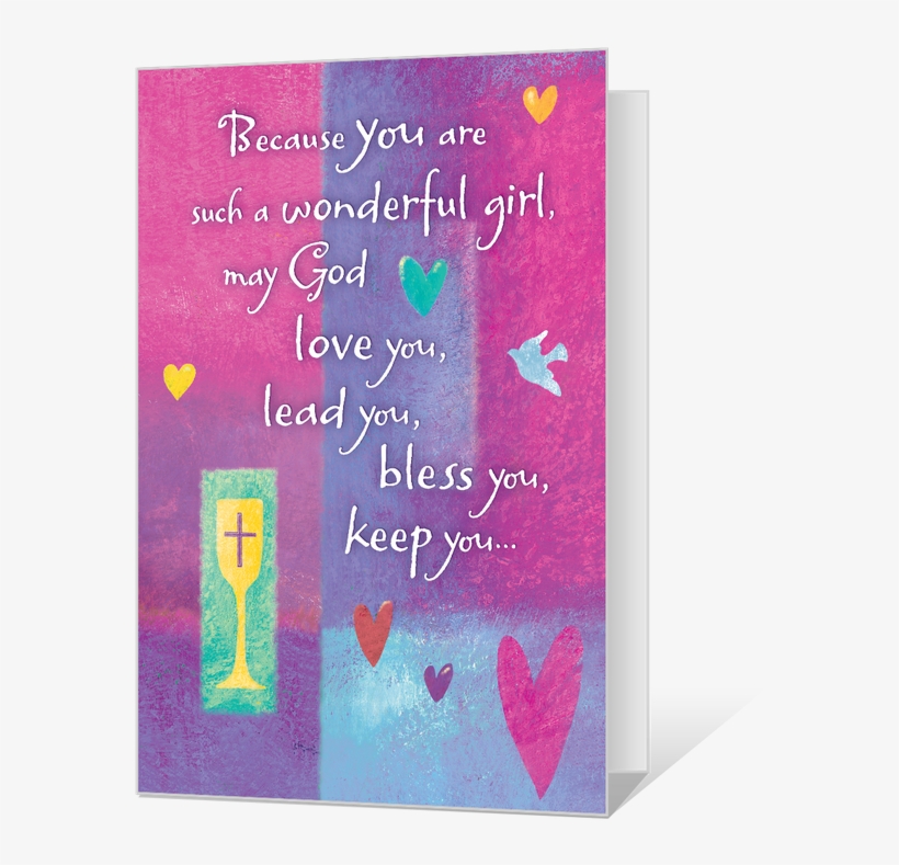 Blessings For A Special Girl Printable - Christmas Card, transparent png download