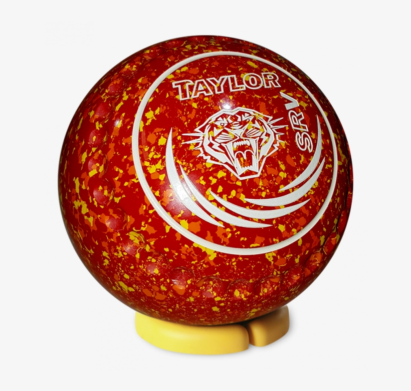 Taylor Srv Size 3 Half Pipe Red/orange/yellow Tiger - Yellow, transparent png download