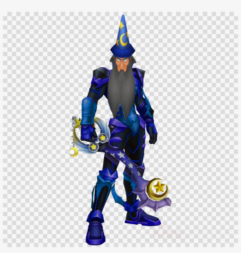 Yen Sid Clipart Kingdom Hearts Birth By Sleep Kingdom - Kingdom Hearts Merlin, transparent png download