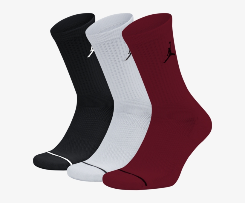 Jordan Jumpman Crew Socks 3 Pack - Jordan Sock, transparent png download